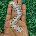 Moonstone Eye Bracelet (925 Sterling Silver)