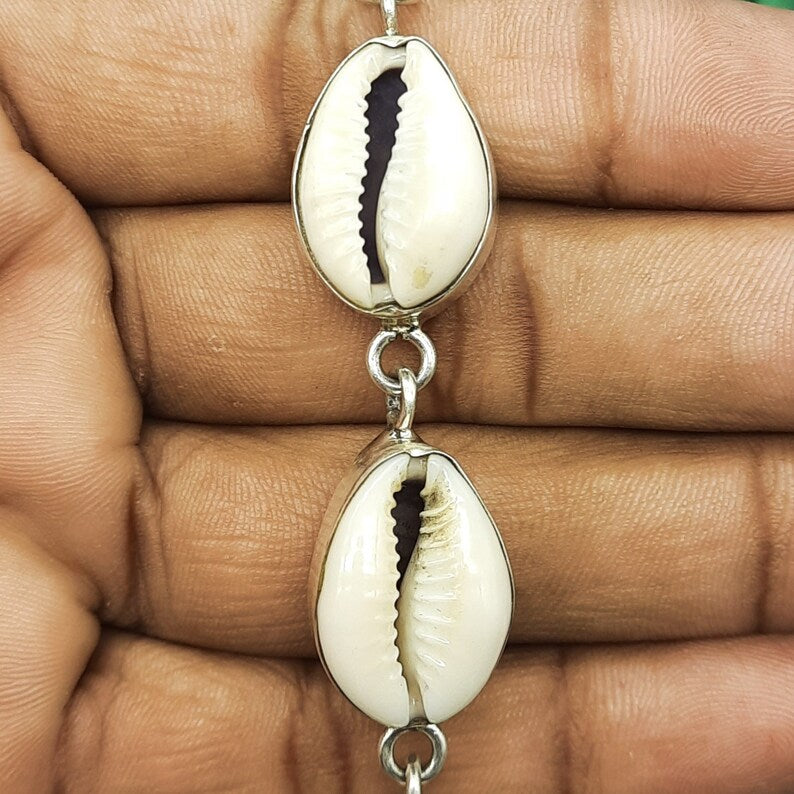 Sea Shell Bracelet (925 Sterling Silver)
