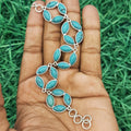 Turquoise Multi Bracelet (925 Sterling Silver)
